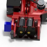 Mount assembled extruder