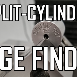 Split Cylinder Edge Finder