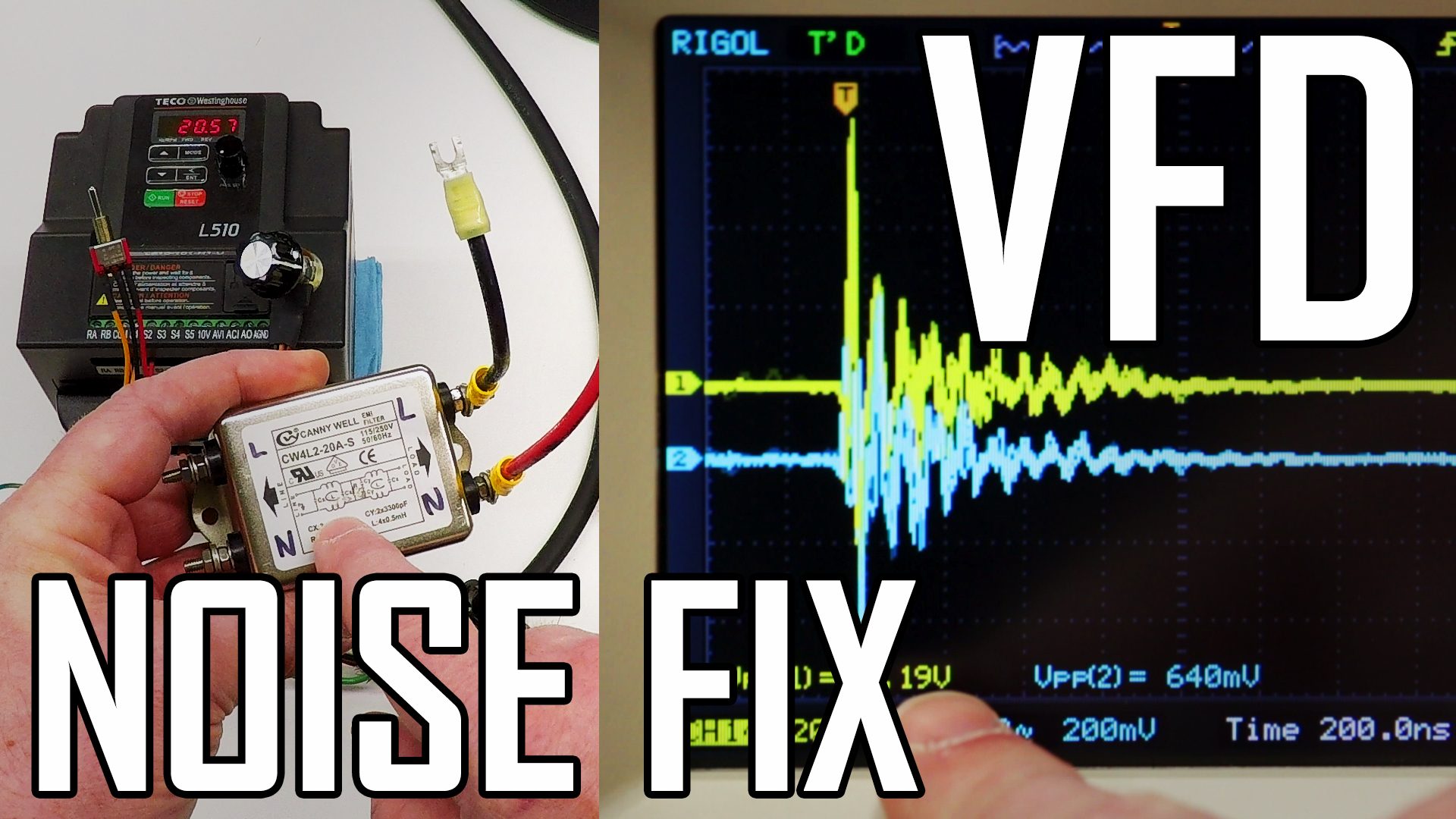 How to solve VFD noise problems (EMI)