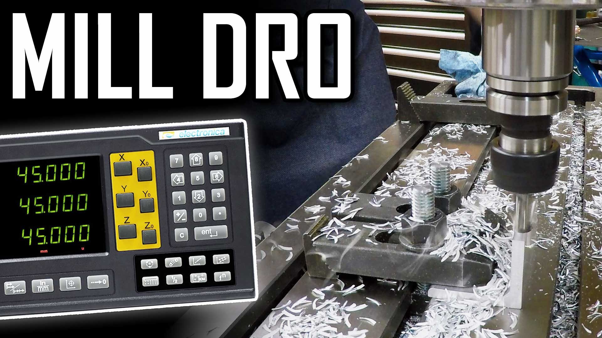Installing a DRO on a PM-940 Milling Machine – 4-Axis EL400