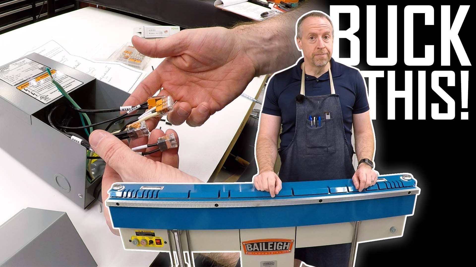 220, 221, Whatever it Takes! | Wiring a Buck Transformer for a Magnetic Sheet Metal Brake